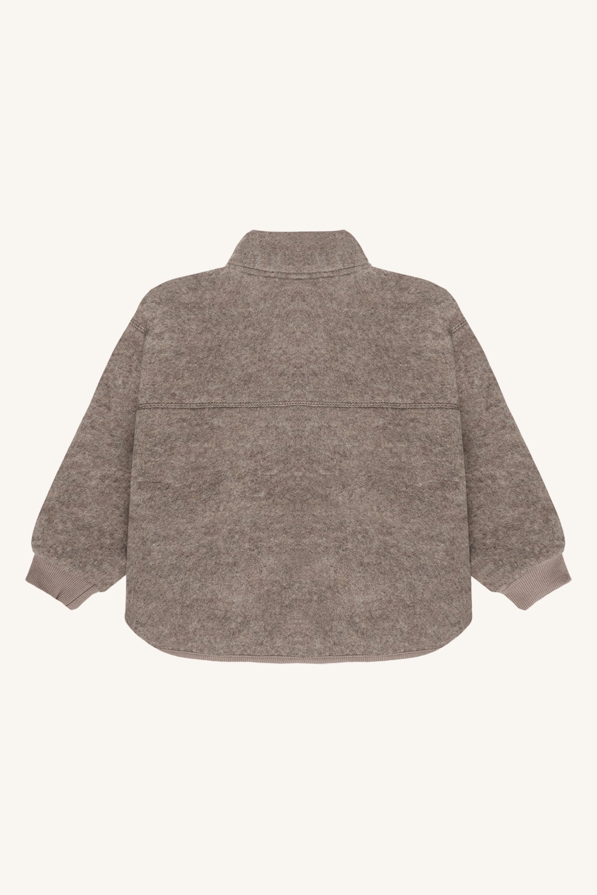 Jakke Emi Zip Wool Deer Melange