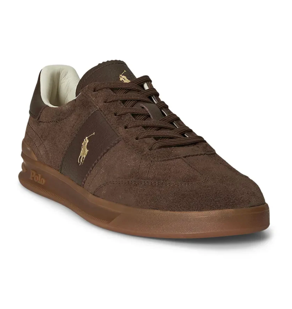 Sko Leather Sneakers Hrt Aera Brown