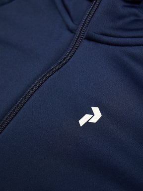 Jakke Rider Essentials Midlayer Zip Hood Blue Shadow/Blue Shadow