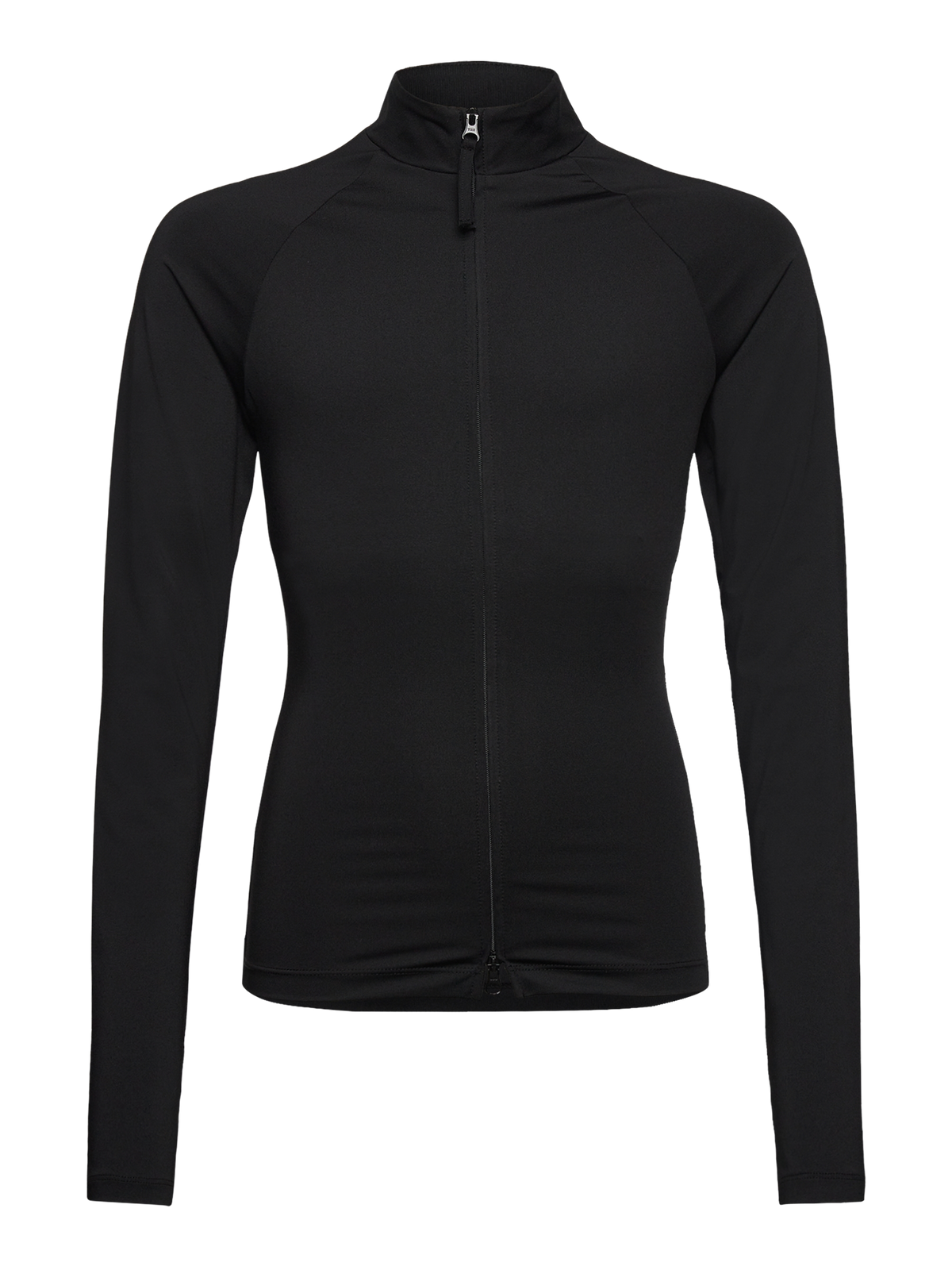 Jakke Billie LS Zipper T-Neck Black