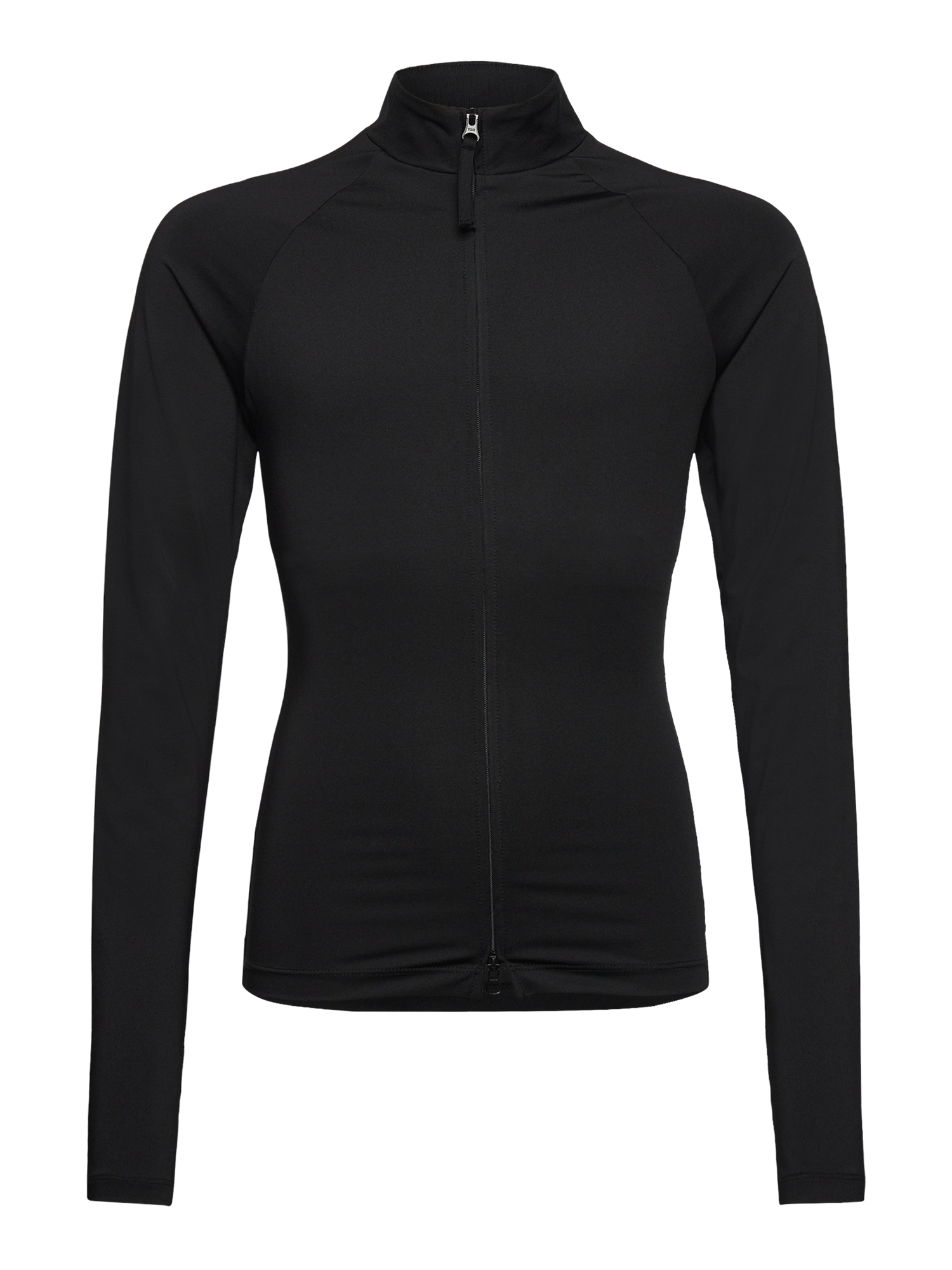 Jakke Billie LS Zipper T-Neck Black