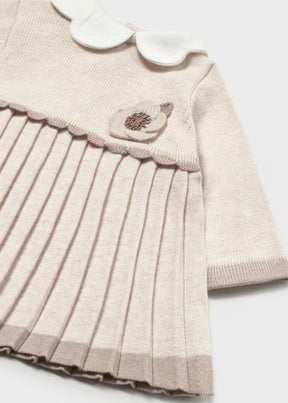 Kjole Knit Tricot Milk Heather
