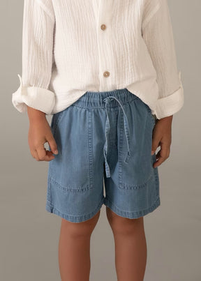 Shorts Bermuda Flowy Medium Denim