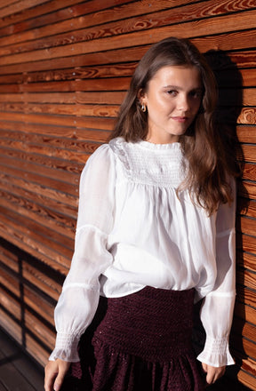 Bluse Saga White