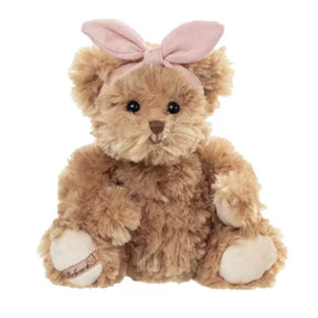 Kosebamse Baby Jayleen 25cm Rosa  Sløyfe