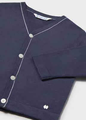 Cardigan Knit V-Neck Atlantic