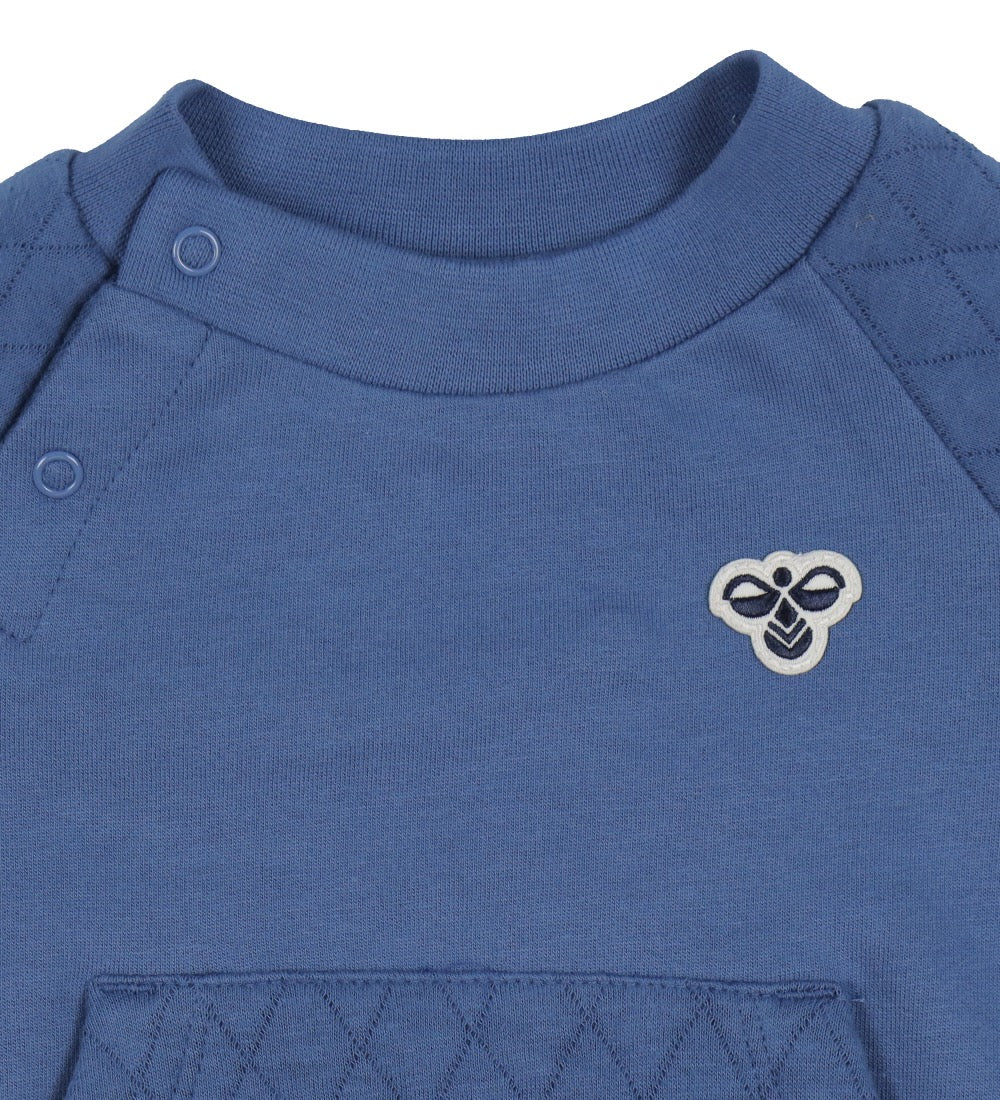 Genser Loose Quilt Dutch Blue