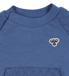 Genser Loose Quilt Dutch Blue