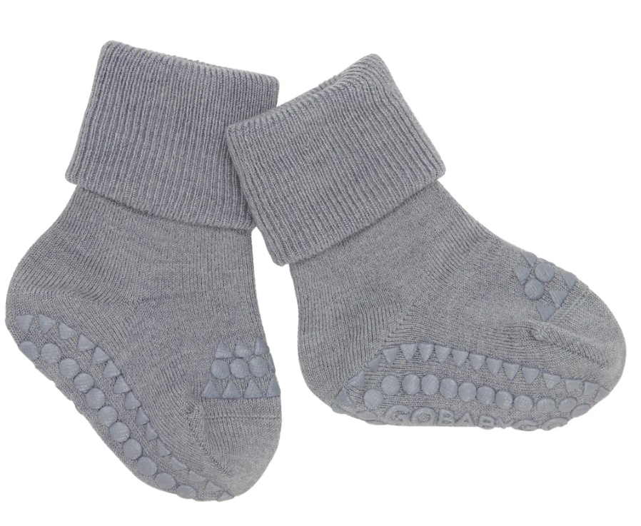 Antiskli Sokker Wool Grey Melange