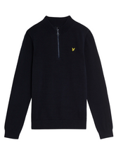 Genser 1/4 Zip Jumper Dark Navy