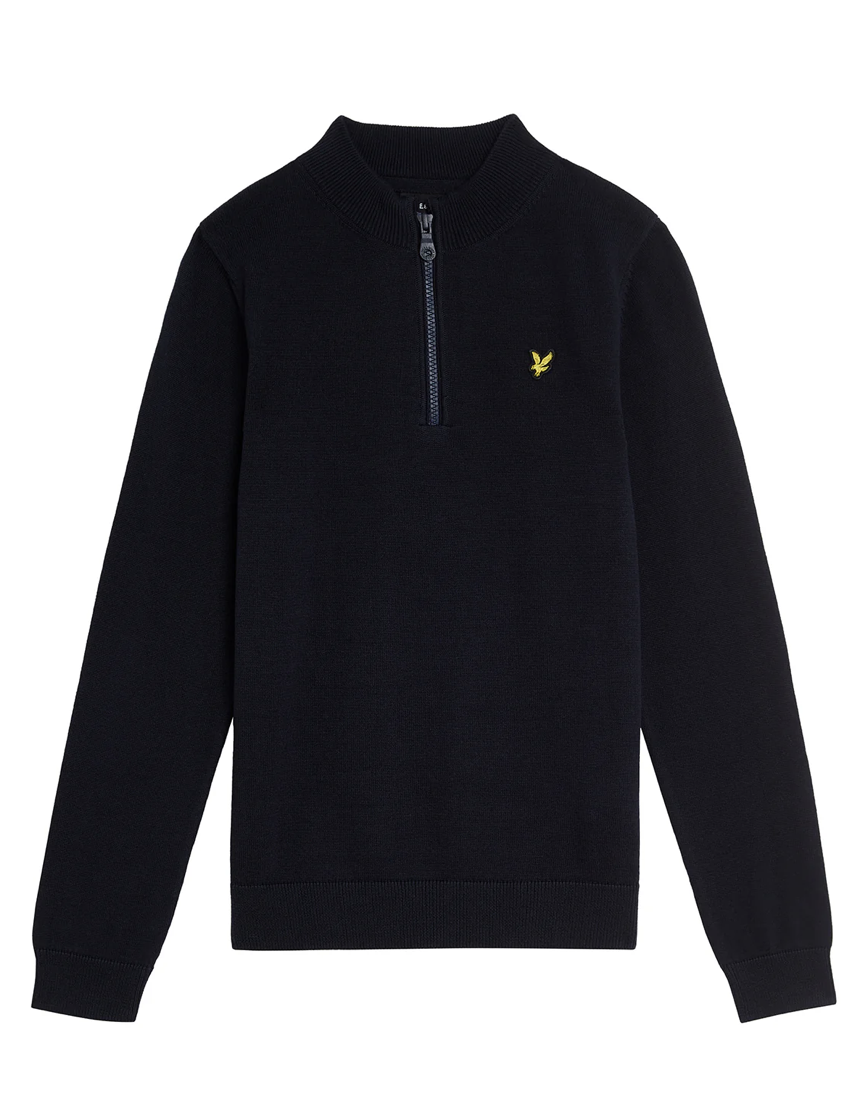 Genser 1/4 Zip Jumper Dark Navy