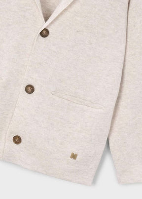 Cardigan Knit Heathered Oat