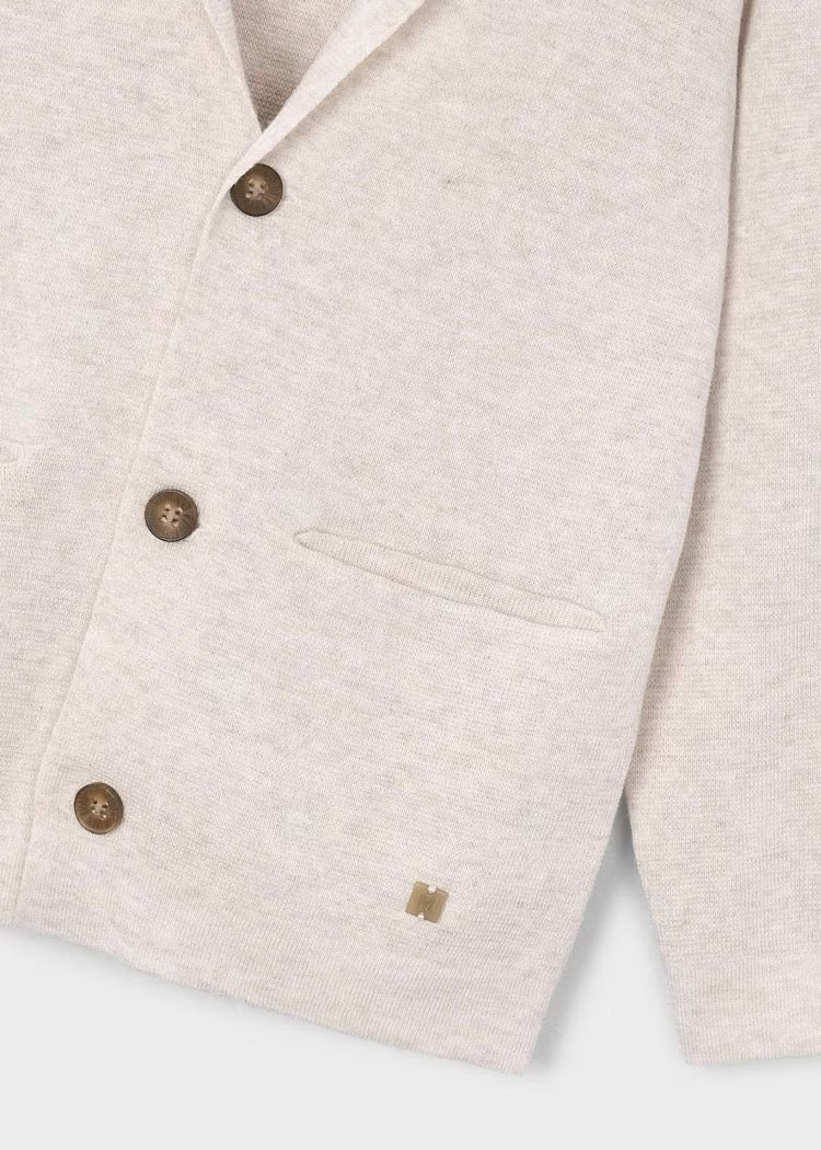 Cardigan Knit Heathered Oat