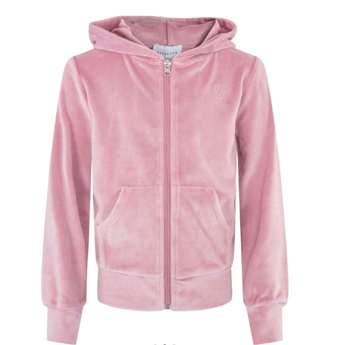 Jakke Hermine Velour Blush Rose