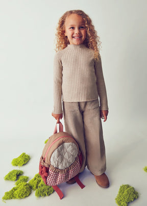 Genser Rib Turtleneck Toffee