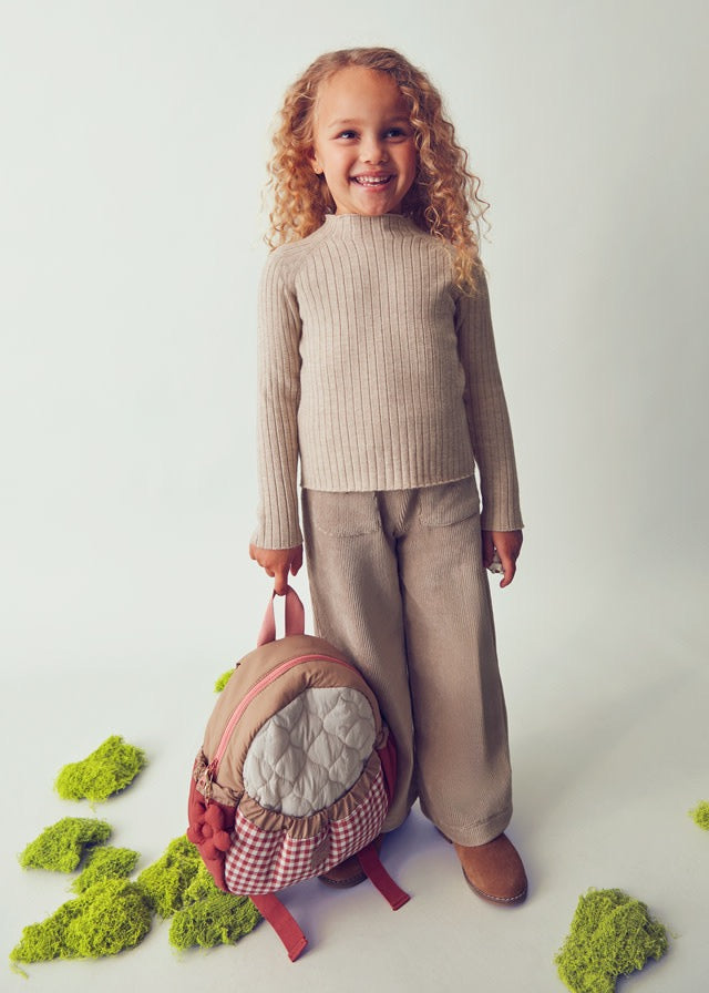 Genser Rib Turtleneck Toffee