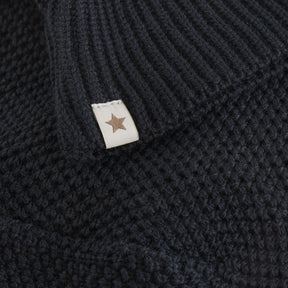 Balaclava Wool Knit Windstop Dark Navy