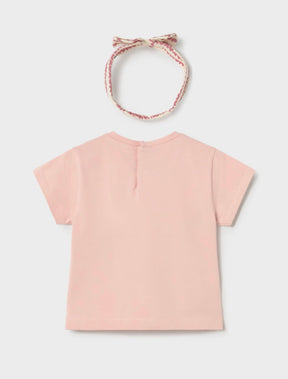T-skjorte m/Hårbånd Peony