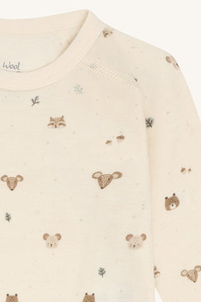 Body Baloo Wrap Forest Ull Off White