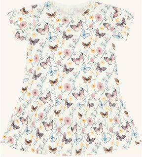 Kjole Fuia Butterfly Ivory