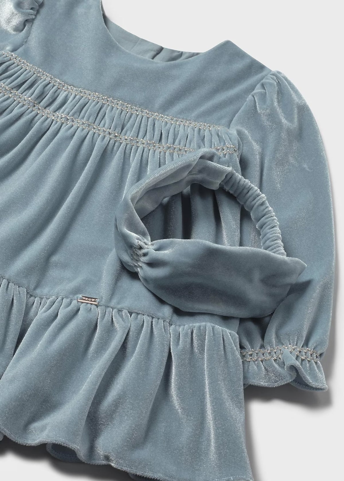 Kjole Velvet Blue Bell