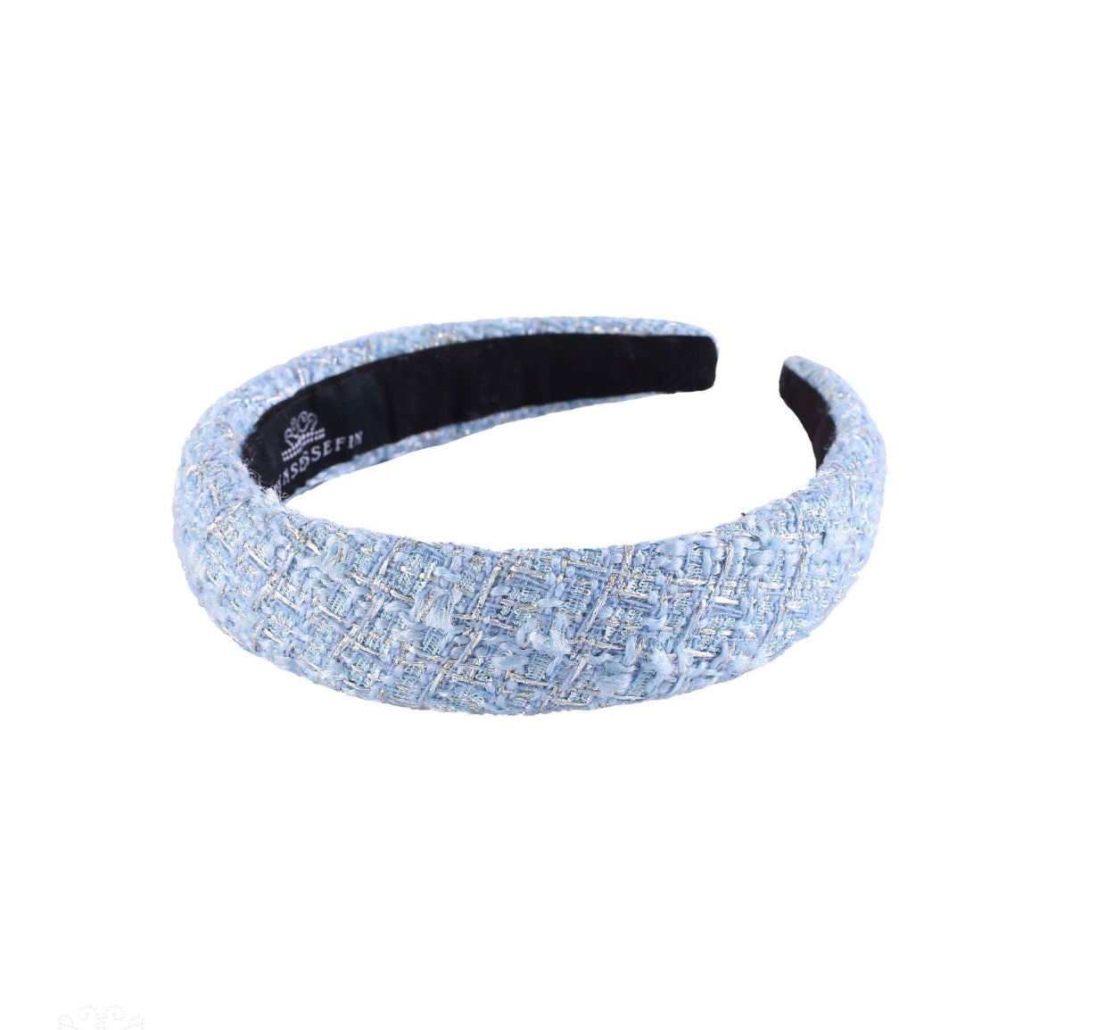 Hårbøyle Helena Tweed French Blue