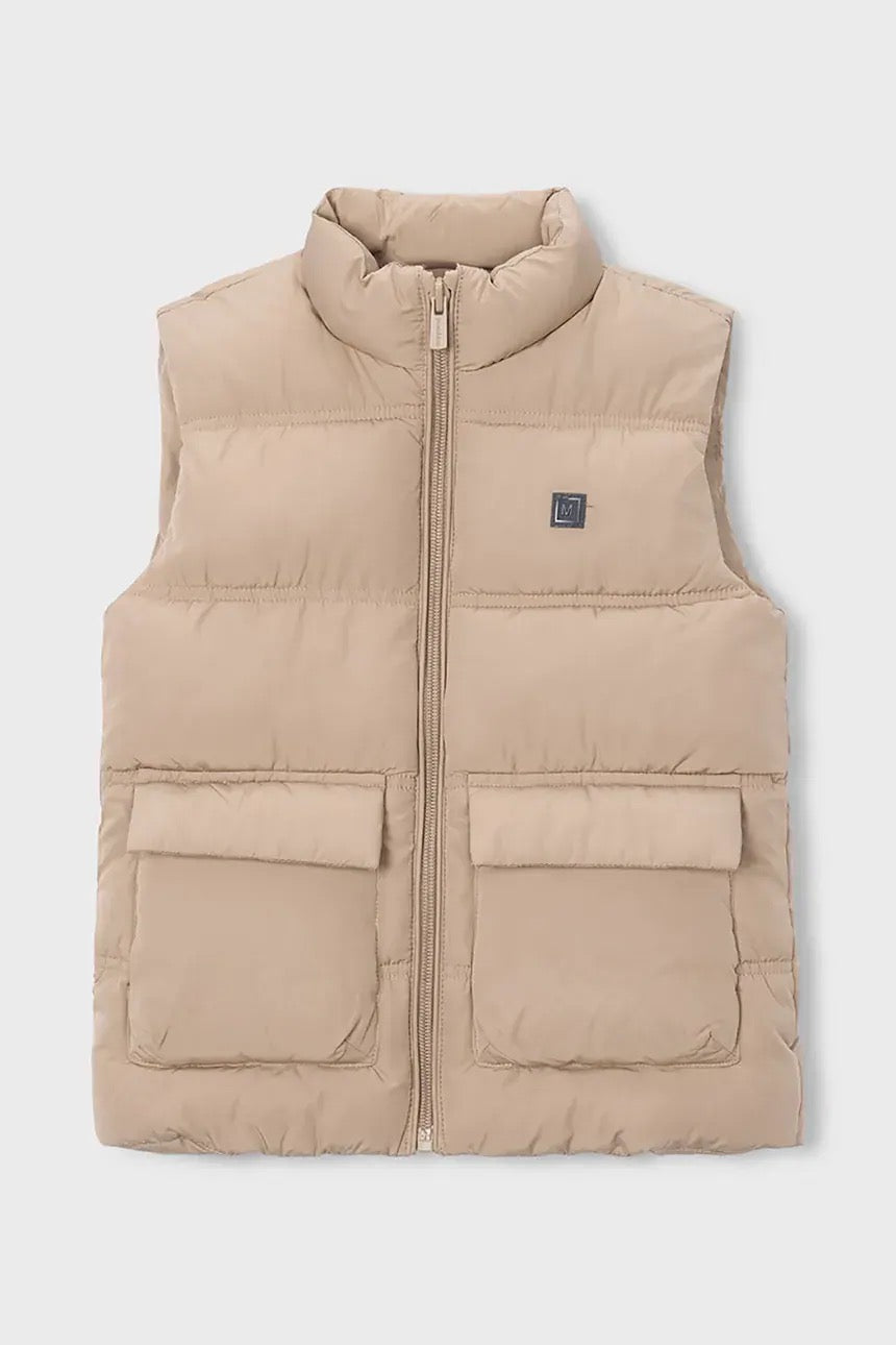 Vest Puffer Dark Taupe