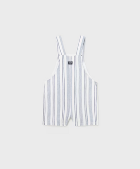 Seleshorts Overalls Linen Stripes Navy