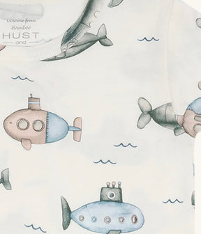 T-skjorte Austin Submarine Ivory