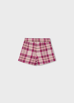 Shorts Plaid/Check Raspberry