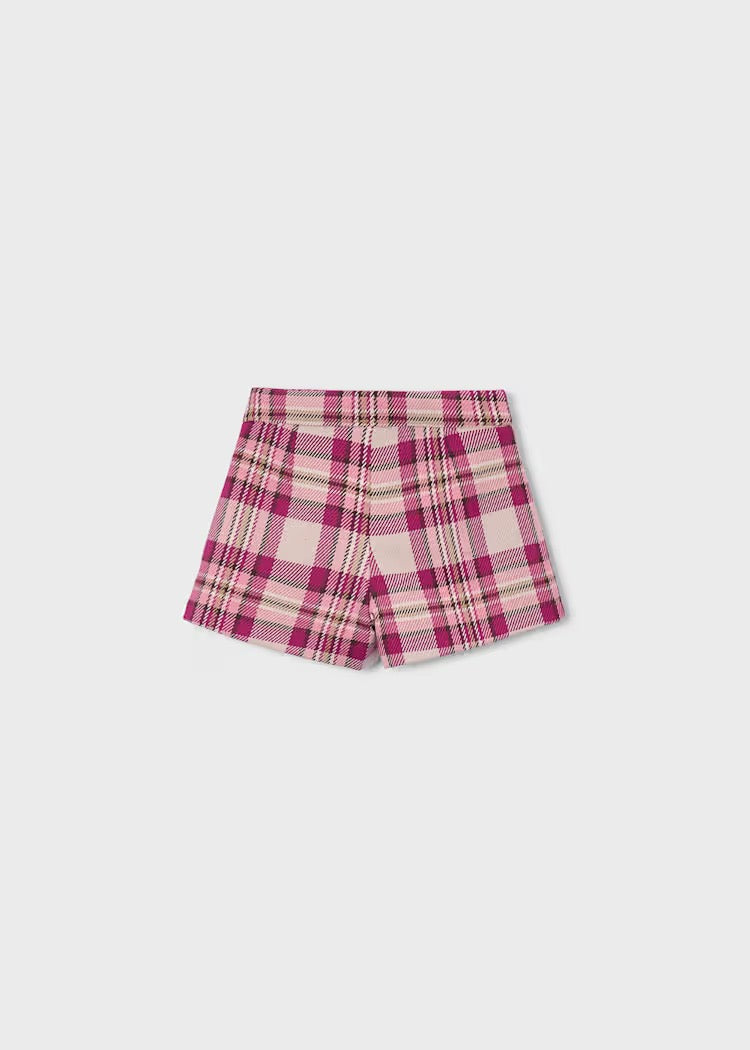 Shorts Plaid/Check Raspberry