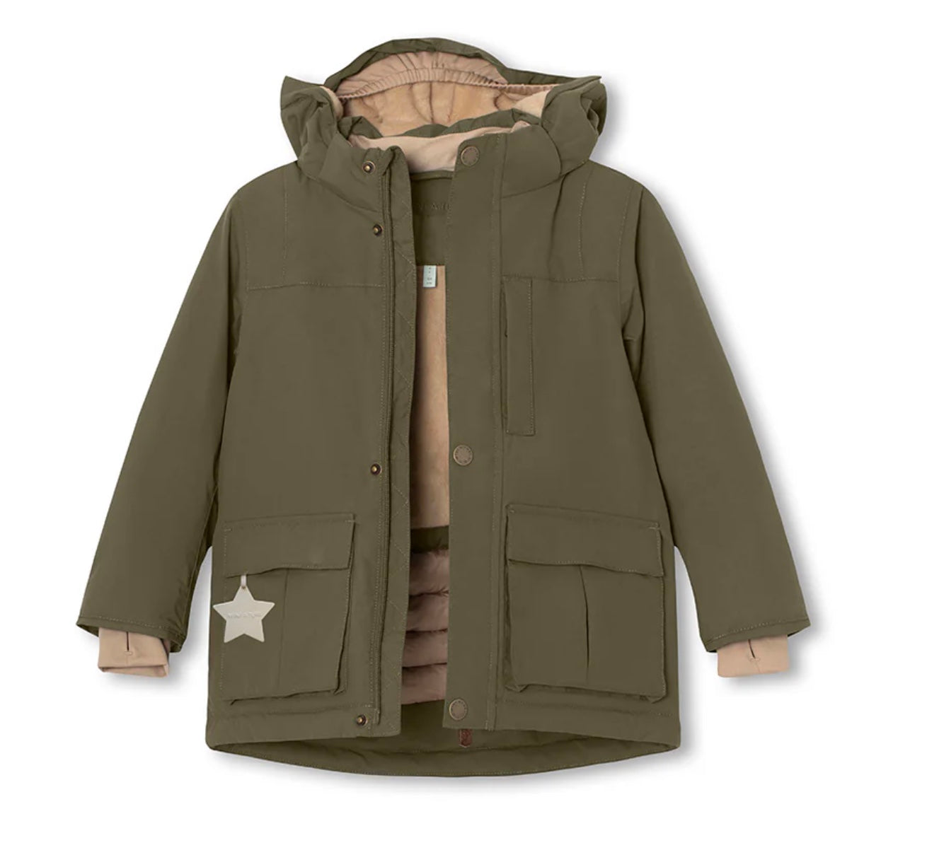 Jakke Matkastorio Fleece Lined Olive Night