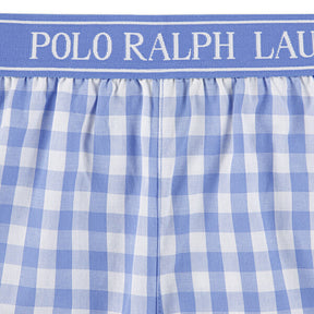 Pysj Kort Erm & Shorts Woven Harbor Island Blue