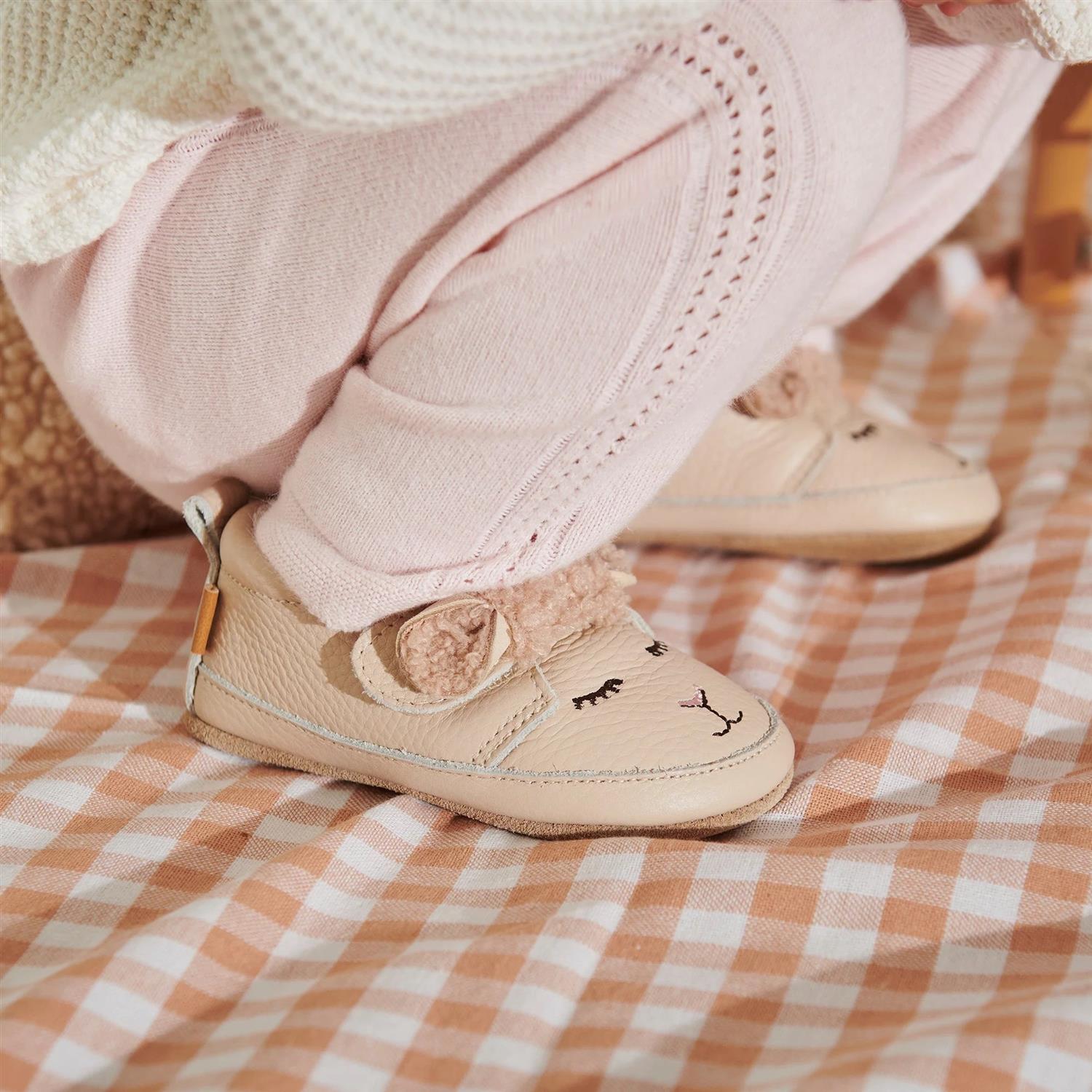 Tøfler Lamb Leather Oxford Tan