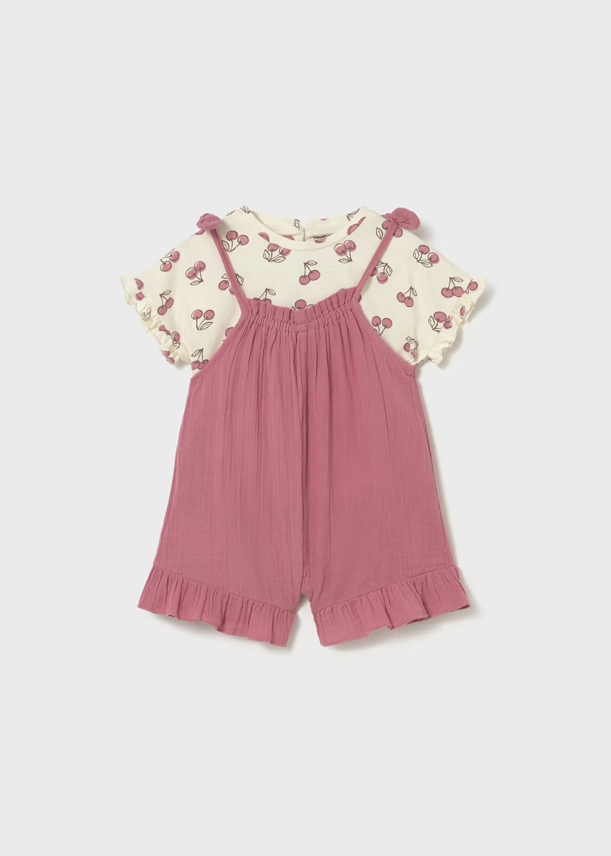 Sett t-skjorte/bukse Blush