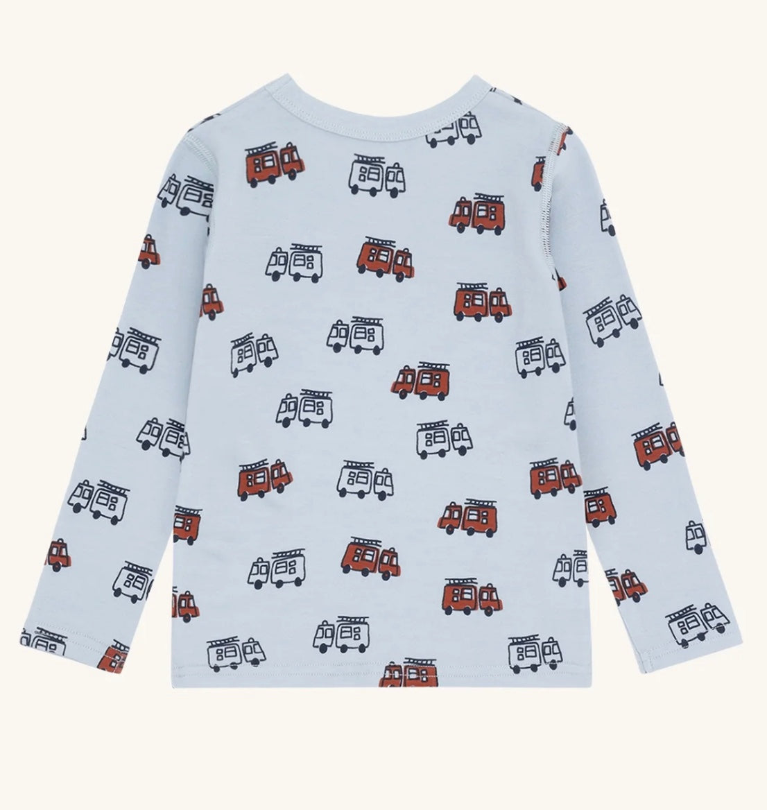 Genser Abba Firetruck Baby Blue