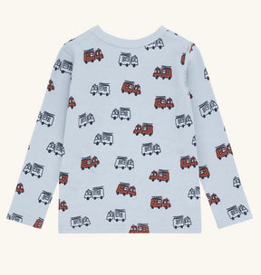 Genser Abba Firetruck Baby Blue