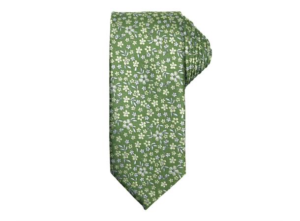 Slips Konfirmant Blomster Grønn