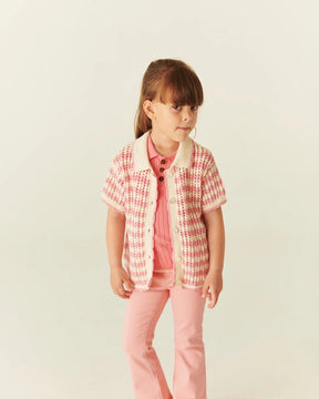 Bukse Jeggings Solid Flare Pink
