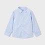 Skjorte Basic Button Down Light Blue