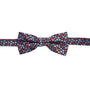 Sløyfe blomstert rød/navy