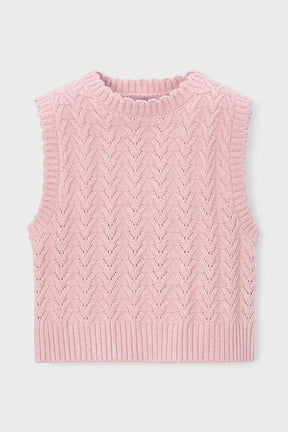 Vest Knitting Pastel Mix
