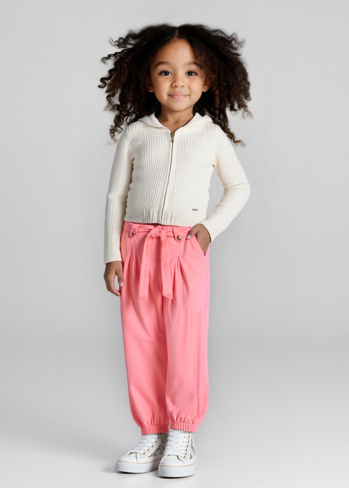 Bukse Flowy Long Salmon