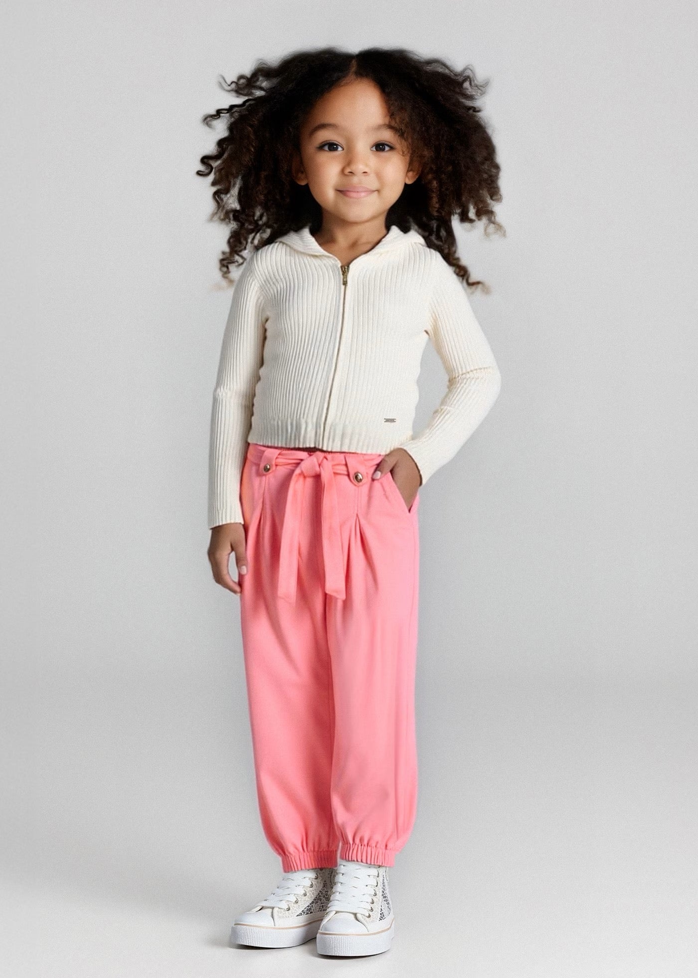 Bukse Flowy Long Salmon