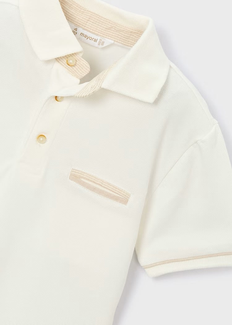 T-skjorte Polo Suiting Cream