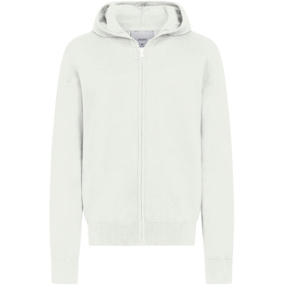 Hettejakke GRJohn Zip Hood Knit Off White