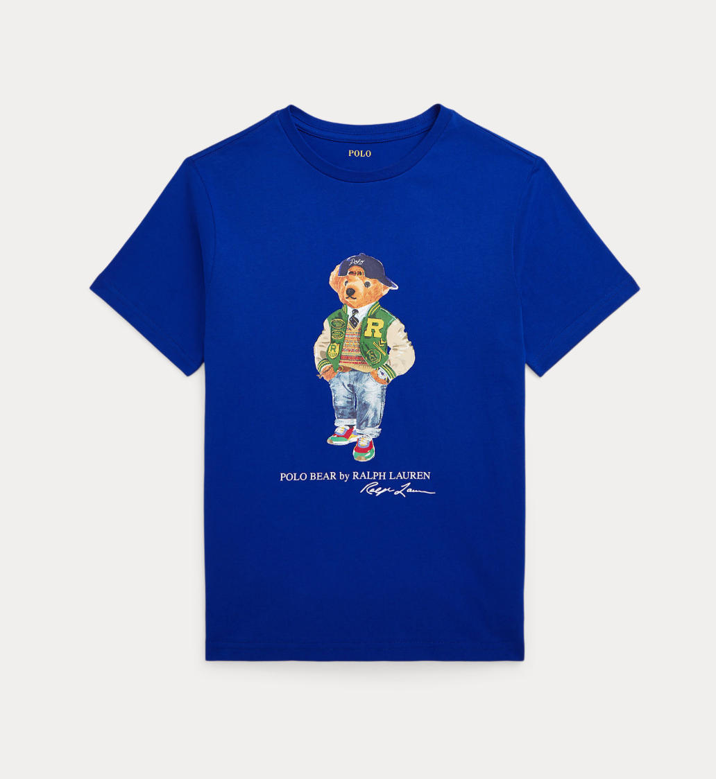 T-skjorte Polo Bear Classic Azure