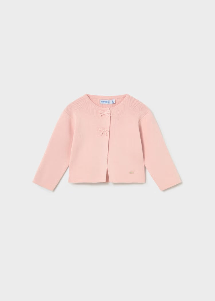 Cardigan Knit Bows Peony