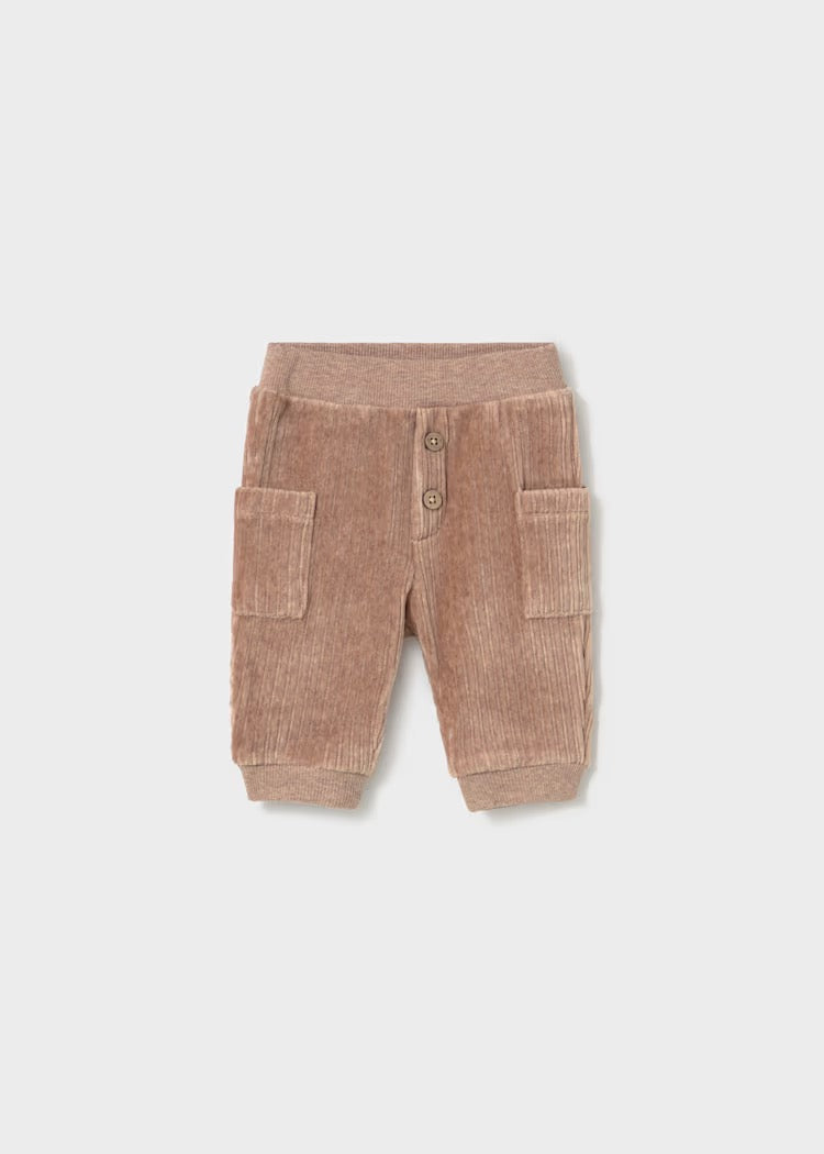 Bukse Newborn Corduroy Truffle