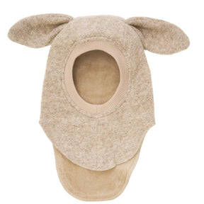 Balaclava Ears Wool Sand Melange